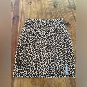 Cheetah Print Skirt